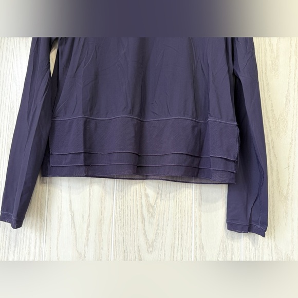 Lululemon Sole Training Long Sleeve (UV Protection) Black Grape Size 10/12 EUC - Picture 6 of 8